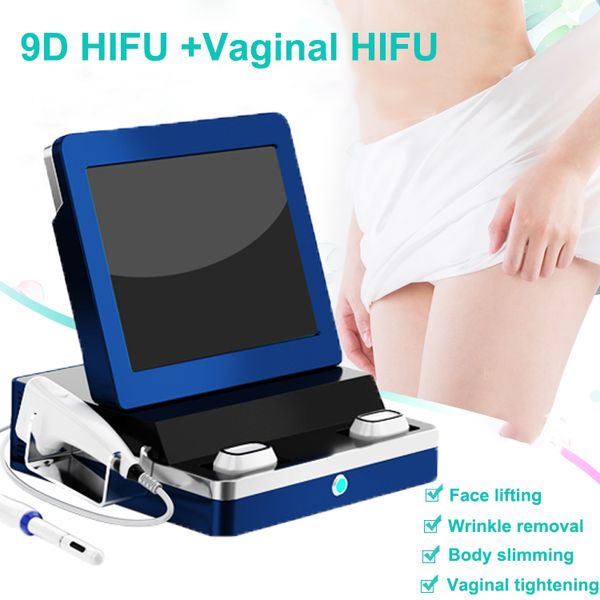 Image of ENM 722983287 face lifting hifu therapy cellulite removal equipment body shape high intensity focused ultrasound vaginal tightening device 10 cartridges 2