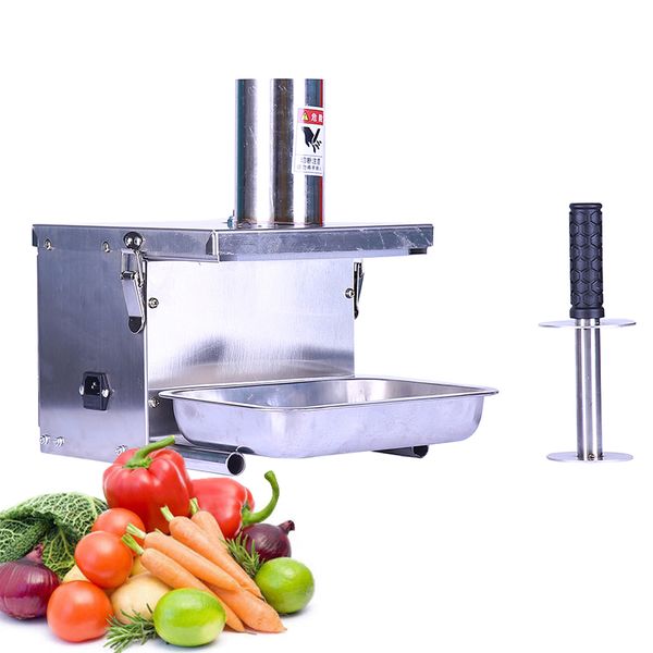 Image of ENM 726167047 220v small dicing machine vegetable choppers onion potato dicer cut carrot pellets for commercial and household