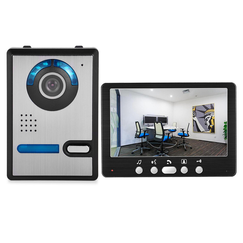 Image of ENNIO 815FA11 HD 7 inch TFT Color Video Door Phone Intercom Doorbell Home Security Camera Monitor Night Vision System