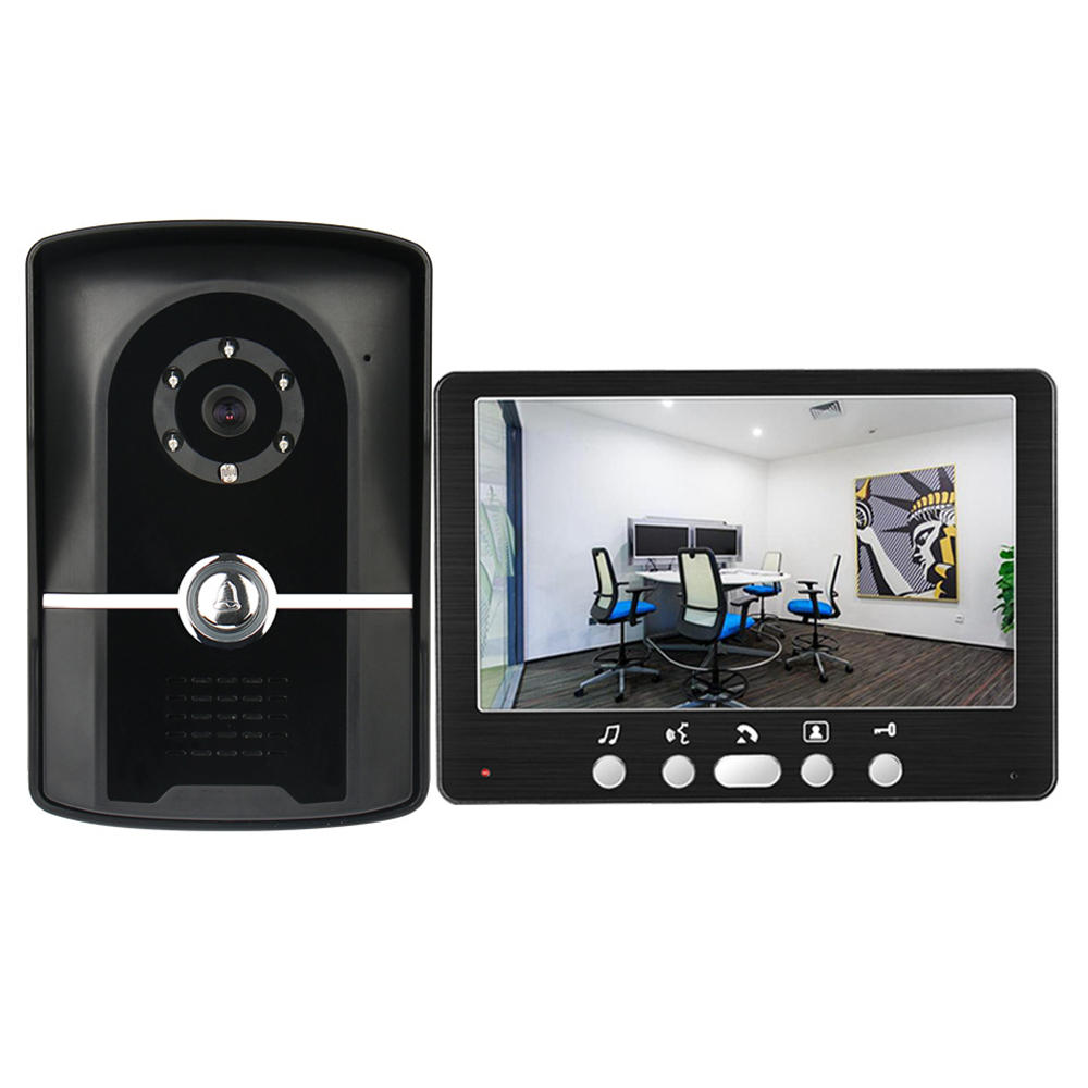 Image of ENNIO 815FG11 7 inch Door Video Phone 1 Monitor 1 Outdoor Doorbell HD Camera Infrared Night Vision System