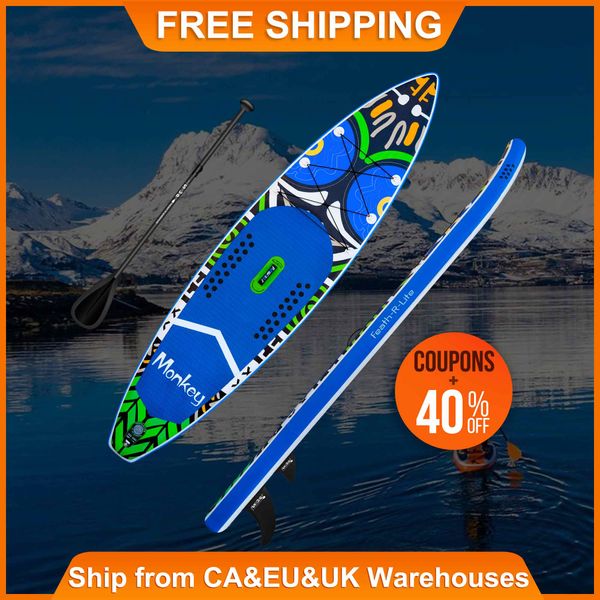 Image of ENSP 656041568 funwater surfboards surfboard paddle board 335cm stand up paddleboard padel inflatable paddle wholesale ca us eu warehouse tabla surf water