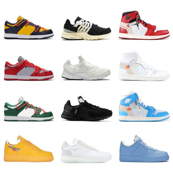 Image of ENSP 715786035 release off shoes men women black 90 97 chicago 1 power blue unc white 4 sail 5 chuck mca &#03907 moma outdoor sports sneakers with origina
