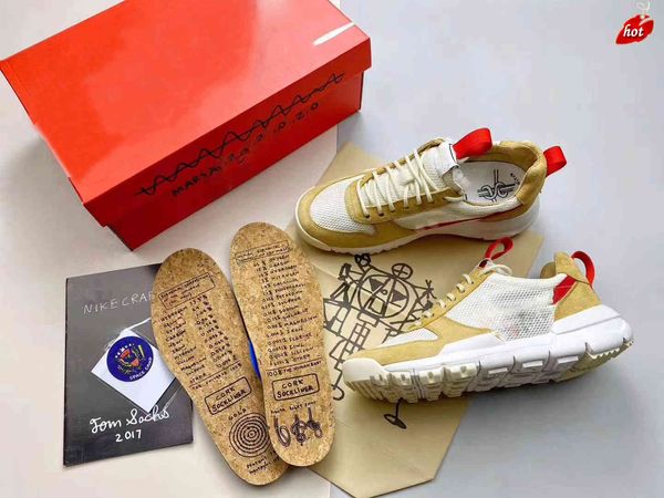 Image of ENSP 723431334 2023 tom sachs x craft mars yard 20 ts joint limited sneaker natural sport red maple authentic sports shoes with original box