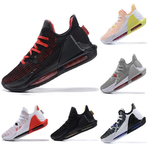 Image of ENSP 768537080 2022 lebrons witness 6 vi ep men basketball shoes sales 2021 6s 5s orange green red black white sneakers store size 7-12