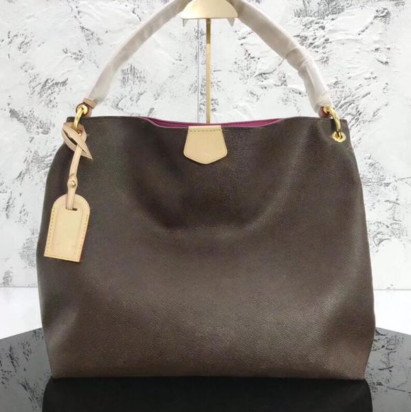 Image of ENSP 772222667 hh graceful outdoor bags real leather handbags bag classic softsided women totes purse shoulder handbag
