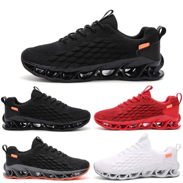 Image of ENSP 775439247 2022 running shoes for mens comfortable cushion breathable jogging triple black white red neon grey outdoor sports sneakers trainers size 39