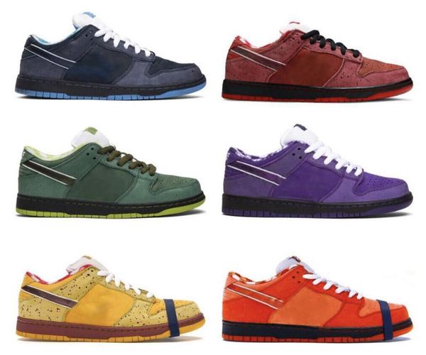 Image of ENSP 790403657 2022 released authentic concepts purple lobster outdoor shoes orange green red blue yellow men women sports sneakers with original box size