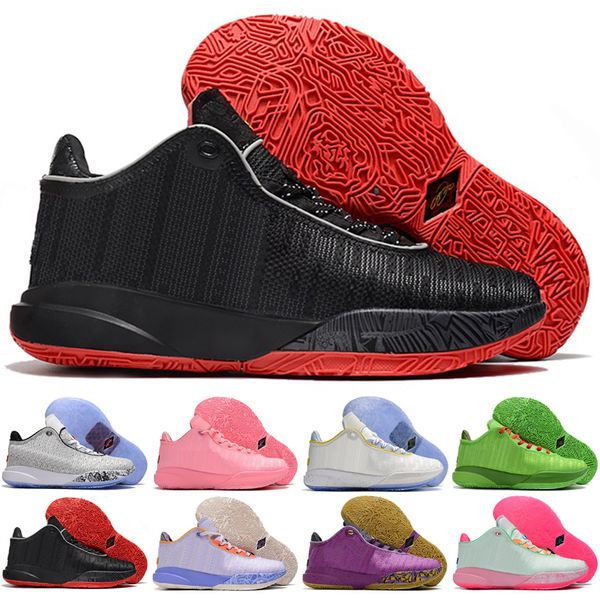 Image of ENSP 821654582 what the lebron 20 low outdoor shoes gang james 20s xx sports sneakers space jam black red valentine s day christmas lebrons uniform size us