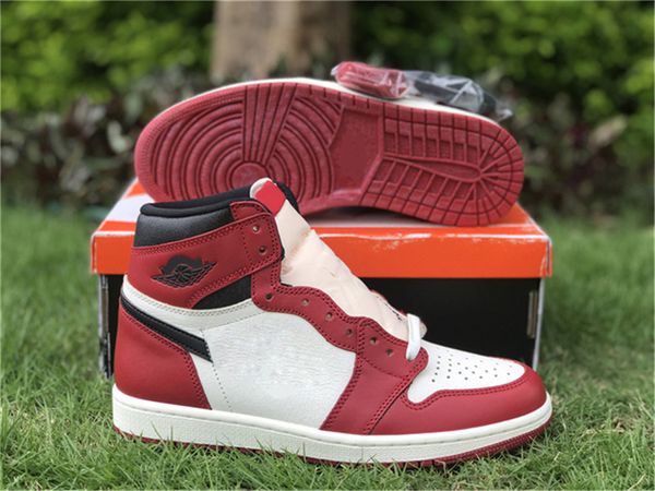 Image of ENSP 835527099 authentic 1 high og lost and found outdoor shoes men women varsity red chicago reimagined white black gorge green wmns starfish sports sneak