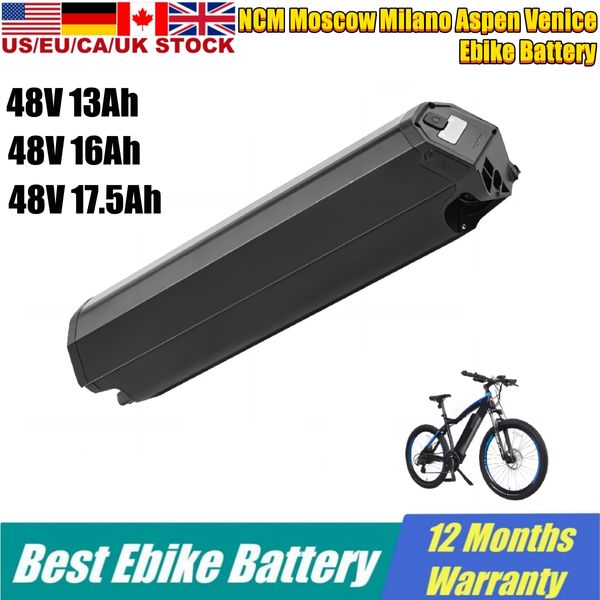 Image of ENSP 840674654 ncm moscow milano aspen venice electric bike battery 48v13ah 16ah 175ah reention battery for dehawk i5 yukon750 fitifito e bike