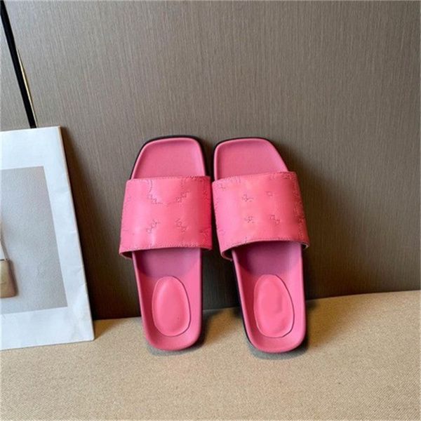 Image of ENSP 844696040 sandals slippers slides casual shoe flat slide beach shoes designer ggity women slipper flip flop luxury brand lightweight house black sanda