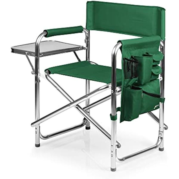 Image of ENSP 850808998 picnic time sports chair with side table beach chair camp chair for adults