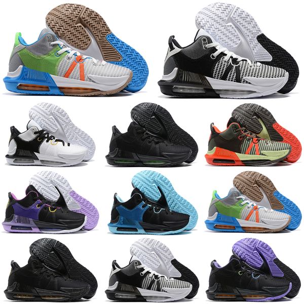 Image of ENSP 858305186 lebron witness 7 vii ep basketball shoes 7s lakers grey fog white red black volt crimson purple yellow gold blue brown sneakers tennis