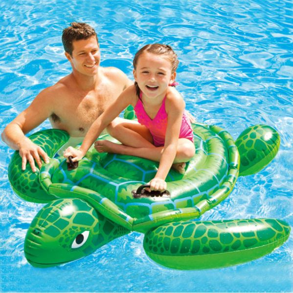 Image of ENSP 875278028 57524 little turtle riding inflatable animal riding water playing children&#039s toy