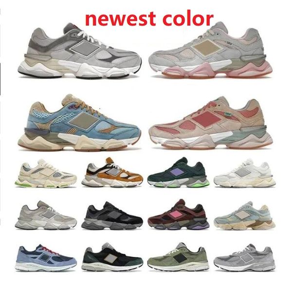 Image of ENSP 878902187 designer b9060r mens woman casual shoes black white grey navy incense protection pack suede red green camo navy blue new balance 9060 sports