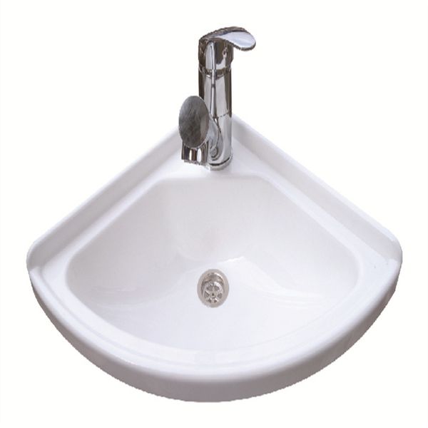 Image of ENSP 879667319 white acrylic sink hand wash basin 330*330*120mm boat caravan camper gr-y330a