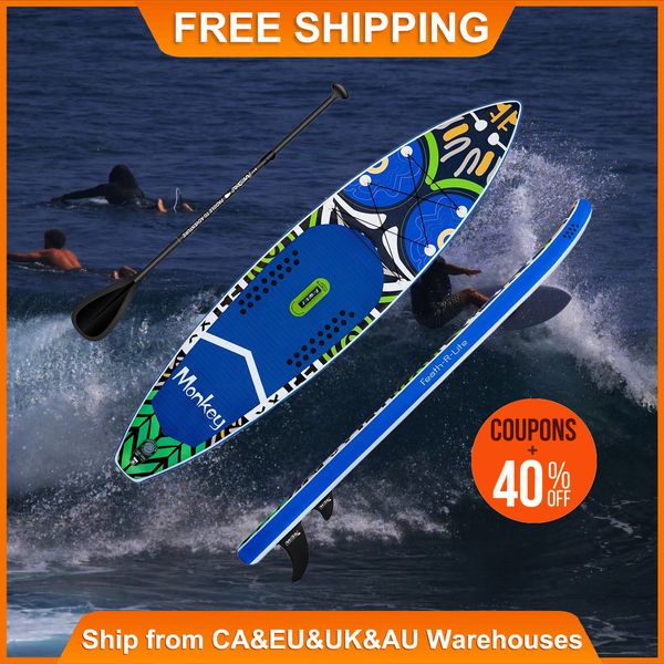 Image of ENSP 879789531 summer beach funwater no vat surfboard padel stand up paddle board inflatable 335 cm sup paddleboard tabla surf paddel water sports supboard
