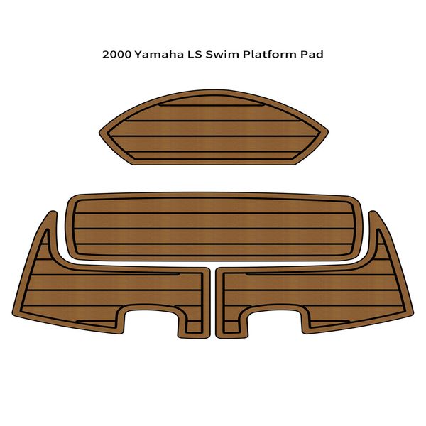 Image of ENSP 886062647 2000 yamaha ls swim platform pad boat eva foam faux teak deck floor mat flooring