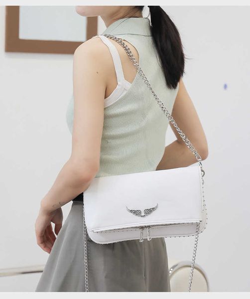Image of ENSP 893554725 zadig voltaire designers luxury tote bags outdoor large capacity women cosmetic bag fashionable chain portable shoulder bag commuting wing c