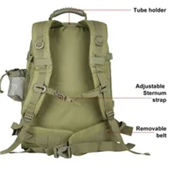 Image of ENSP 897347281 60l men military tactical backpack army hiking climbing bag outdoor waterproof sports travel bags camping hunting rucksack a1