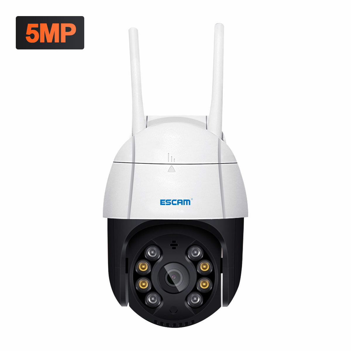 Image of ESCAM QF518 5MP Pan/Tilt AI Humanoid Detection Auto Tracking Cloud Storage Waterproof WiFi IP Camera with Two Way Audio