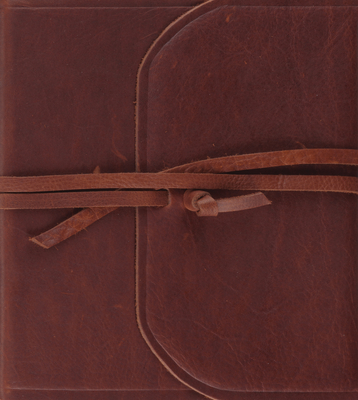 Image of ESV Journaling Study Bible (Natural Leather Brown Flap with Strap)