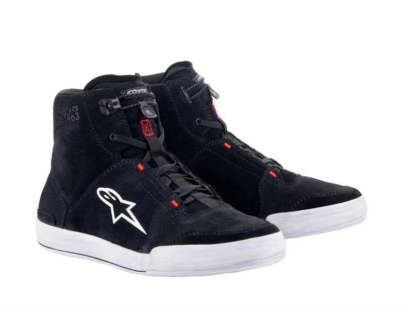 Image of EU Alpinestars Chrome Noir Cool Gris Rouge Fluo Chaussures Taille US 7