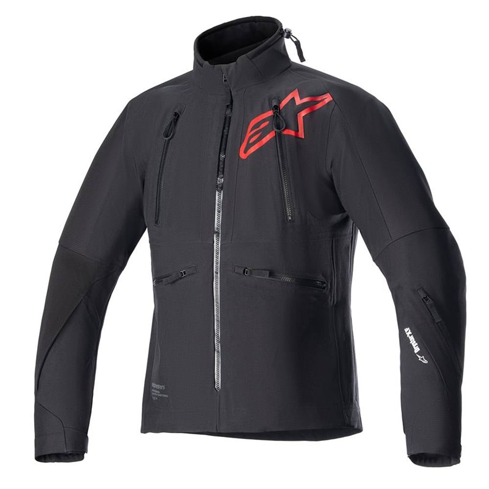 Image of EU Alpinestars Hyde XT Drystar XF Jacket Black Bright Red Taille S