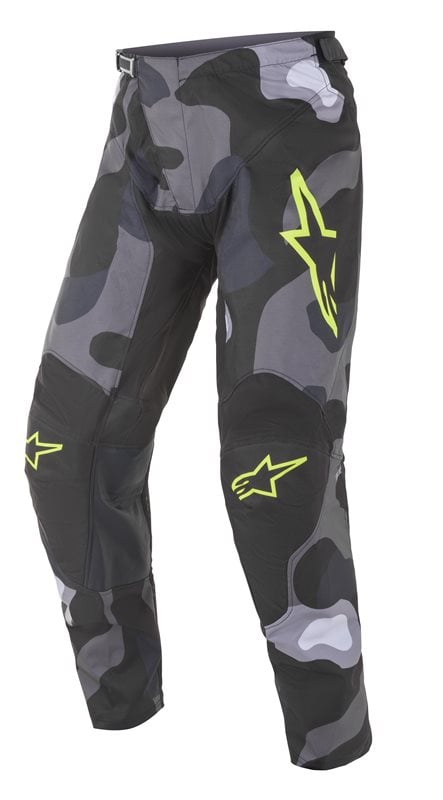 Image of EU Alpinestars Racer Tactical Gris Camo Jaune Fluo Pantalon Taille 28