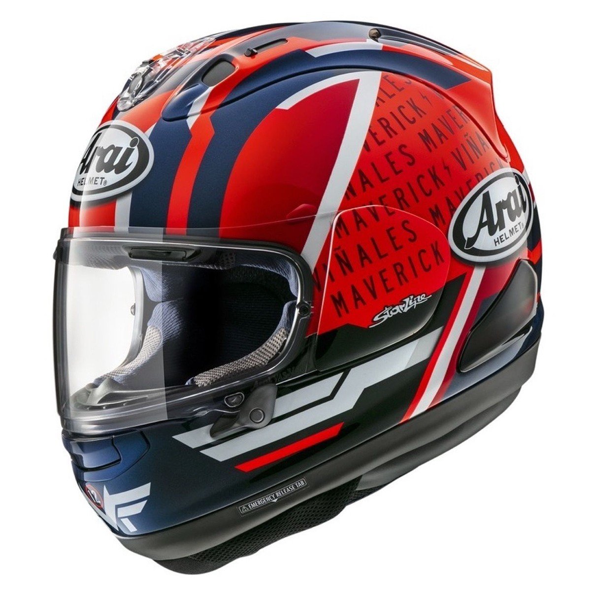 Image of EU Arai RX-7V EVO Maverick Viñales Full Face Helmet Taille S