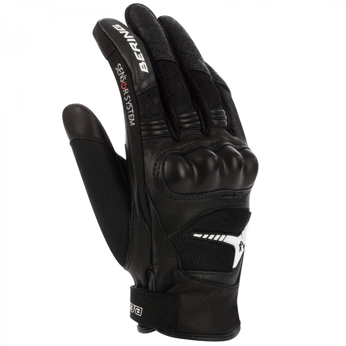 Image of EU Bering Lady Kelly Noir Blanc Gants Taille T7