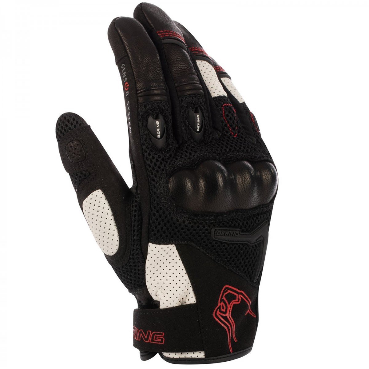 Image of EU Bering Planet Noir Blanc Rouge Gants Taille T13