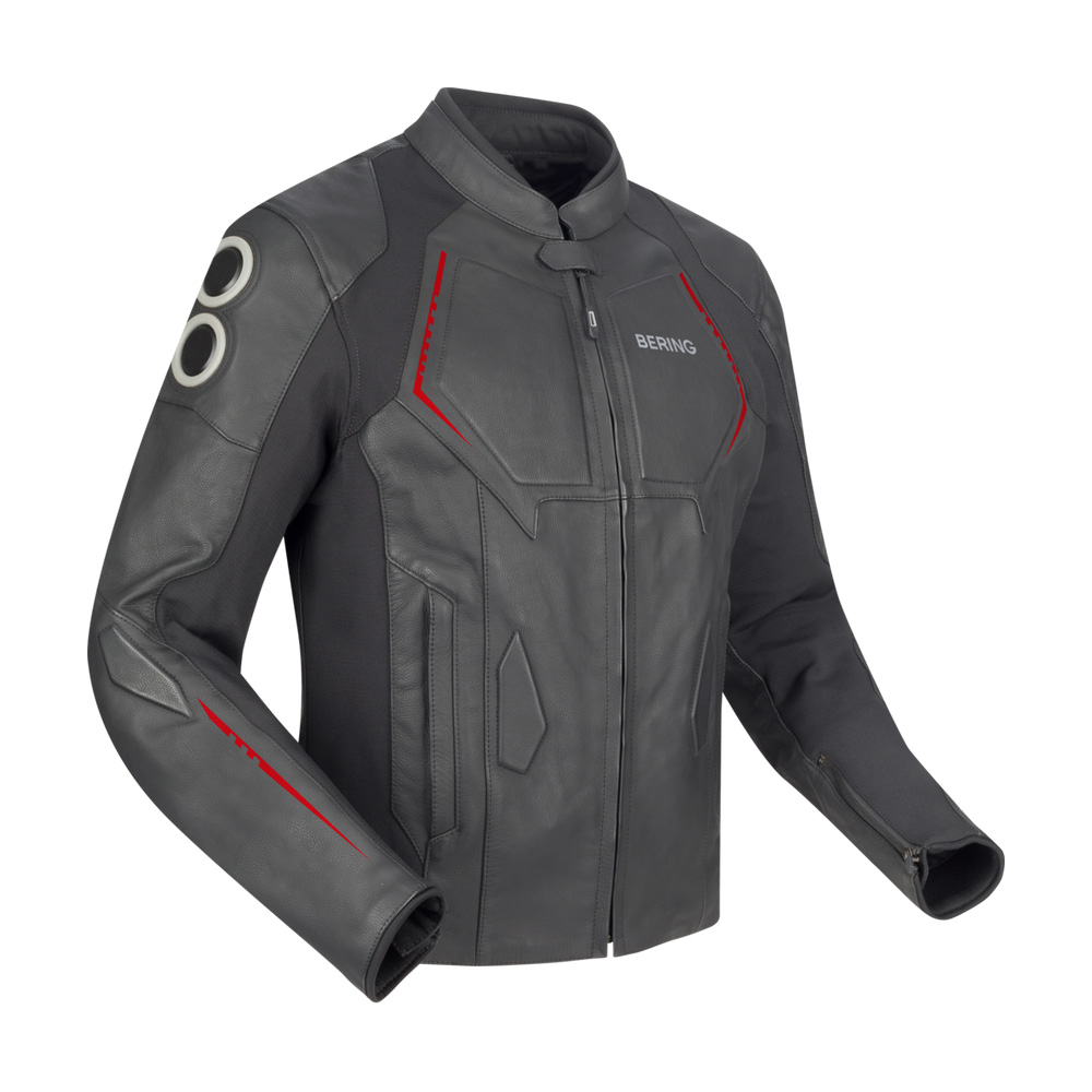 Image of EU Bering Radial Jacket Black Red Taille S