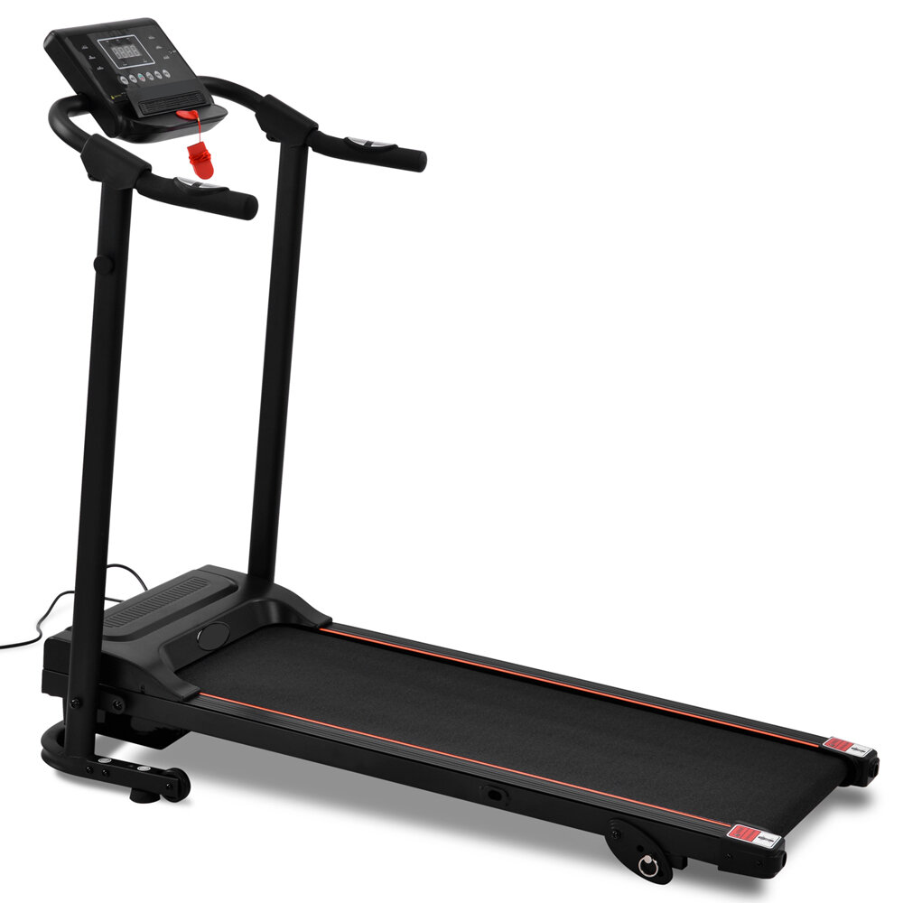 Image of [EU Direct] BOMINFIT Foldable Treadmill 15HP 12km/h LED Display 12 Programs Fitness Indoor Trainning Running Machine Ma