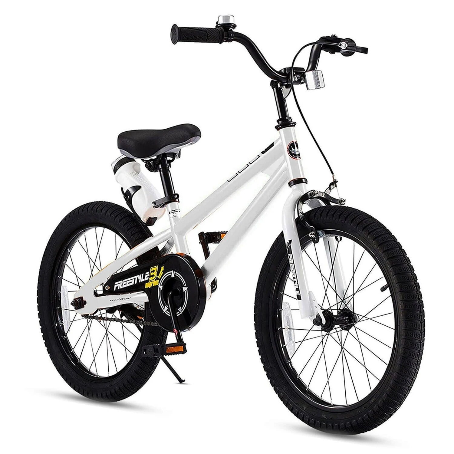 Image of [EU Direct] RoyalBaby Freestyle Children's Bicycle 18 Inch Kids Bike BMX Stabilisers Balance Bike Boys Girls Gift