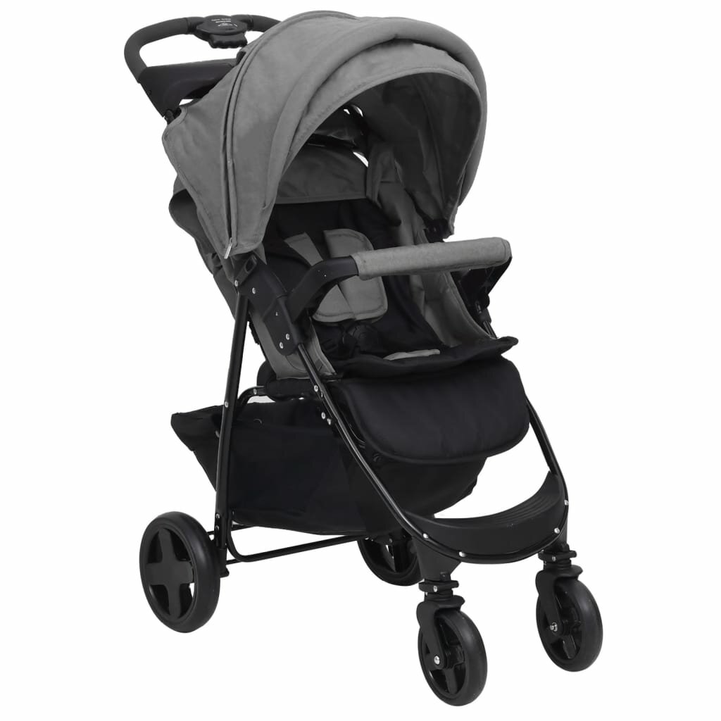 Image of [EU Direct] vidaXL 10371 2 in 1 Baby StrollerPortable Travel Children Carriage Foldable Cart