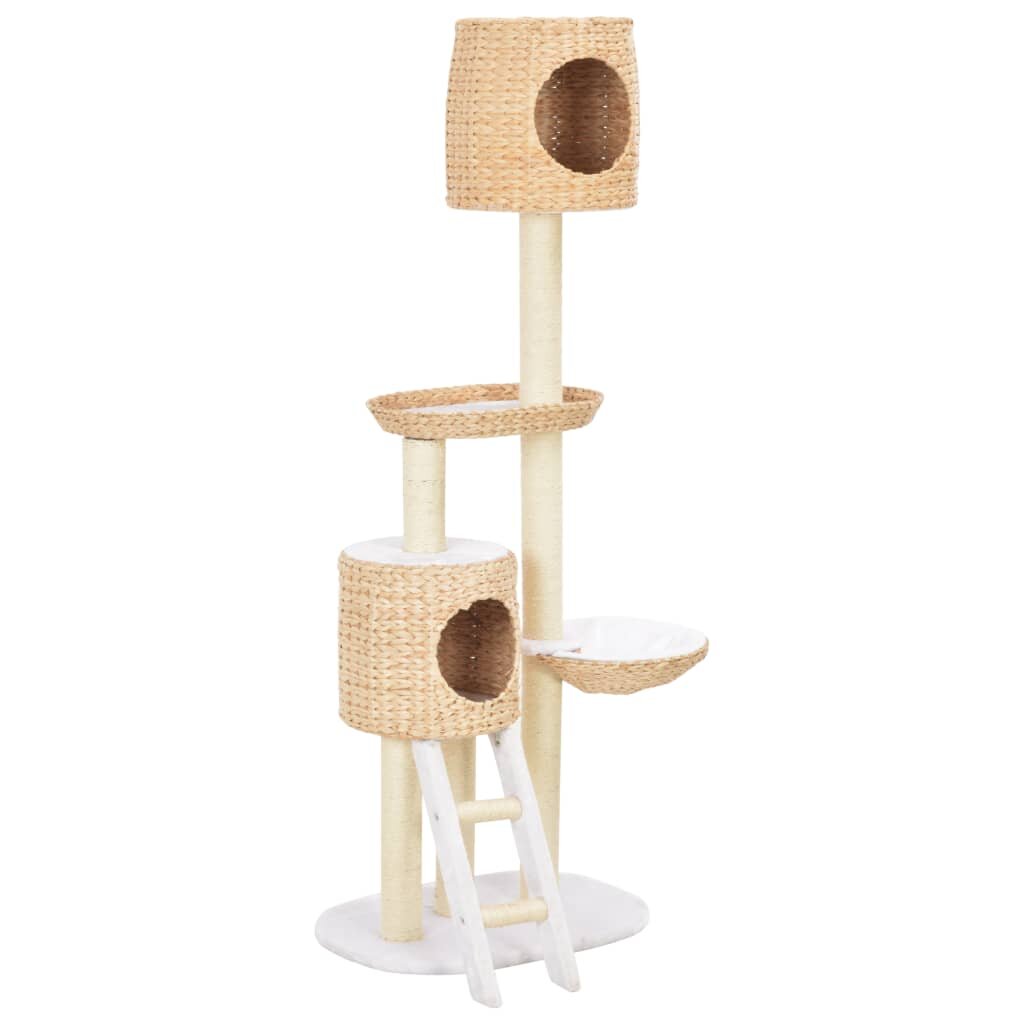 Image of [EU Direct] vidaXL 170736 Cat Tree with Sisal Scratching Post Seagrass Pet Supplies Cat Puppy Home Bedpan