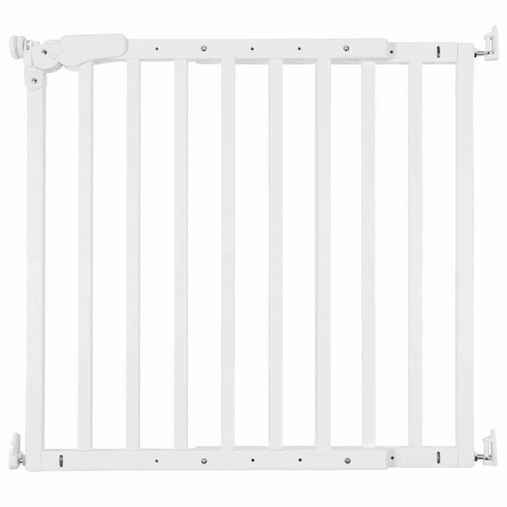 Image of [EU Direct] vidaXL 421143 CHILDHOME 735-104cm Safety Gate Maestro Wood White VHMAEW Baby Supplies Safety Barrier Dog Fe