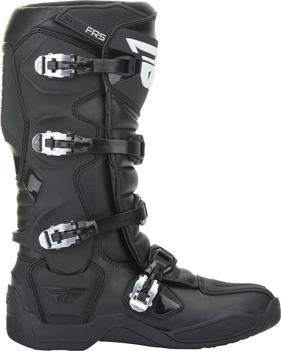 Image of EU FLY Racing FR5 Noir Bottes Taille US 10