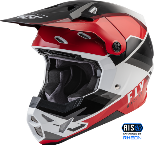 Image of EU FLY Racing Formula CP Rush Noir Rouge Blanc Casque Cross Taille L
