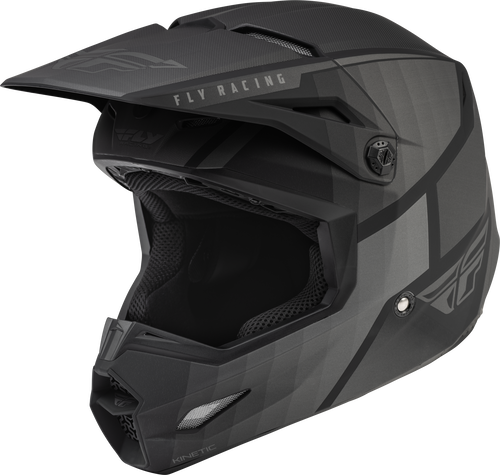Image of EU FLY Racing Kinetic Drift Noir Charcoal Casque Cross Taille XL