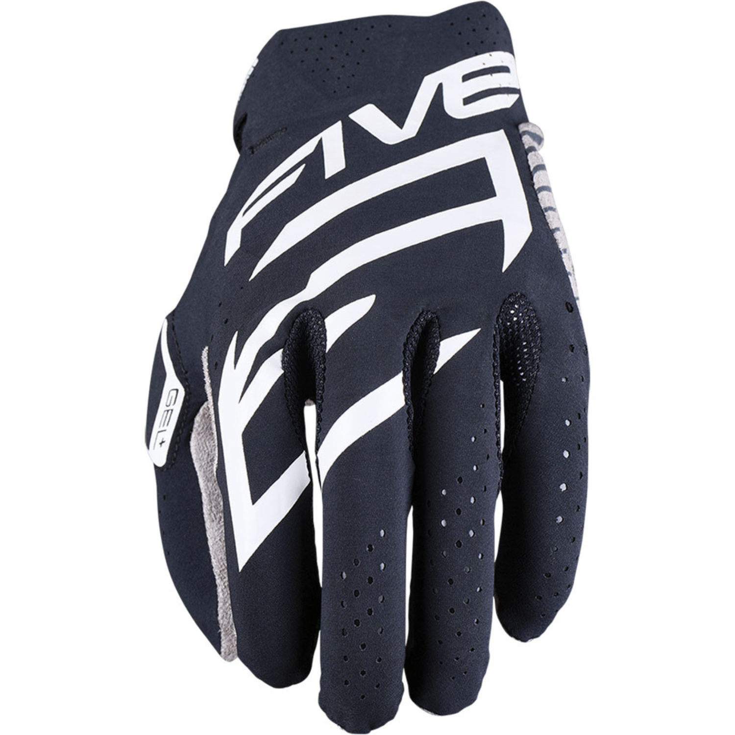 Image of EU Five MXF Race Gloves Black White Taille S