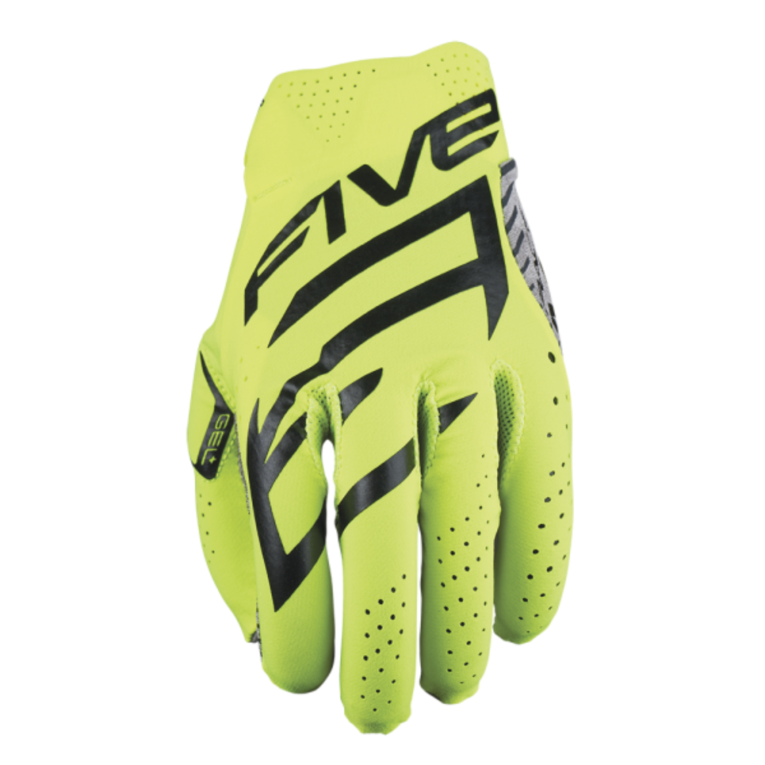 Image of EU Five MXF Race Gloves Fluorescent Yellow Taille XL