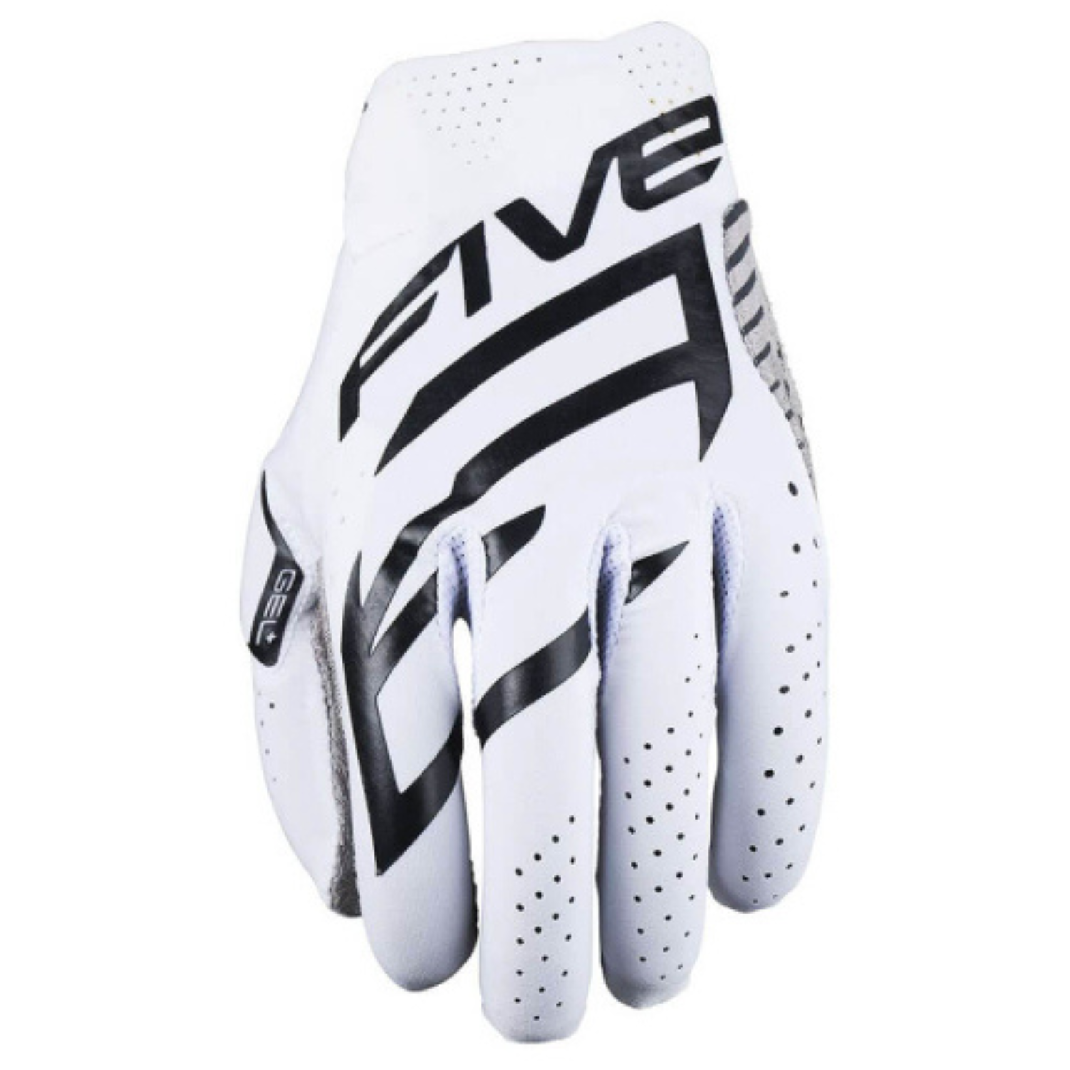 Image of EU Five MXF Race Gloves White Black Taille 2XL