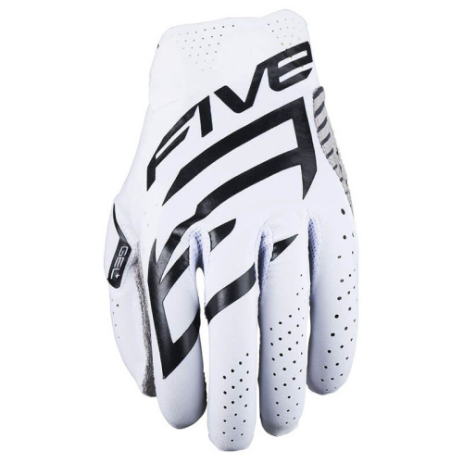 Image of EU Five MXF Race Gloves White Black Taille S