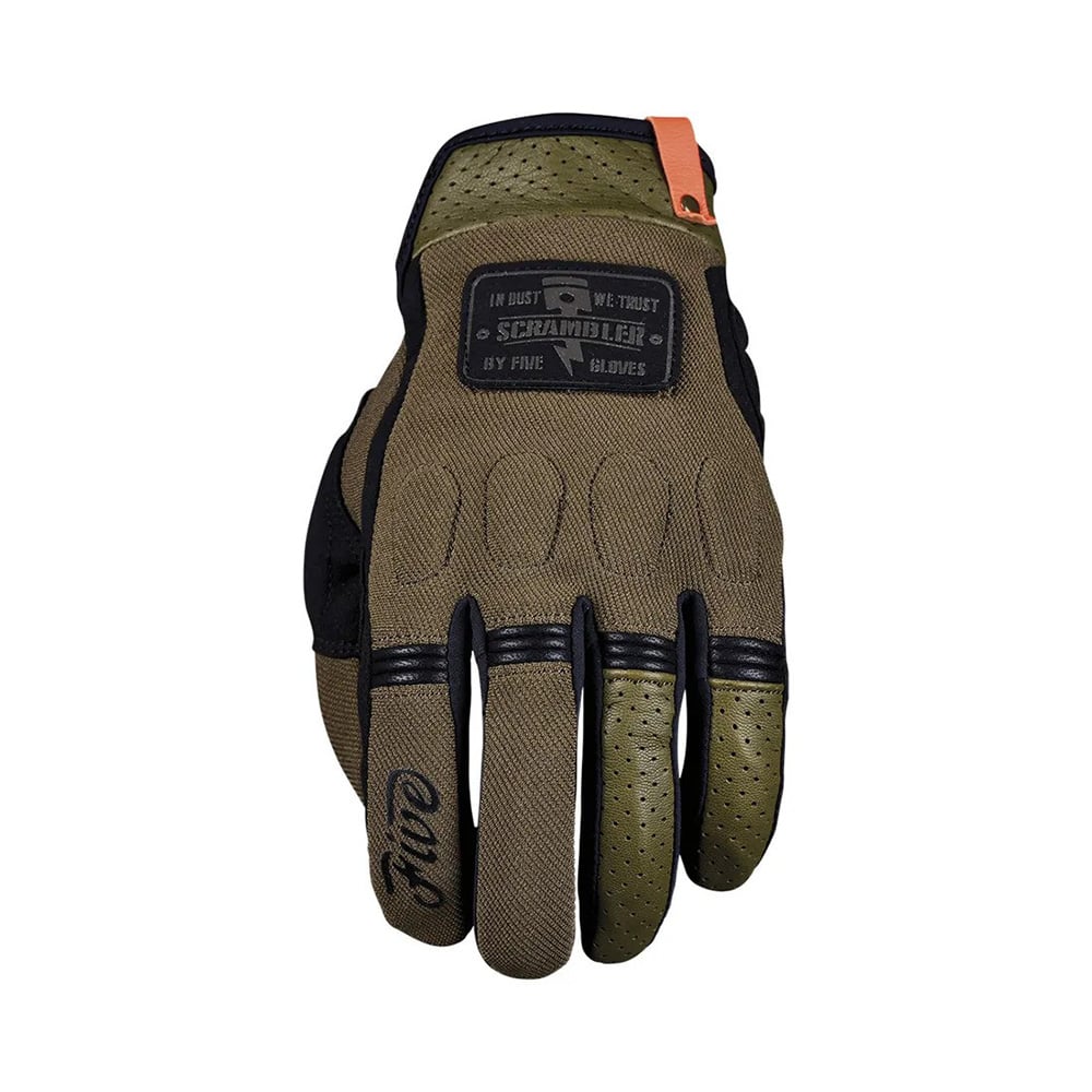 Image of EU Five Scrambler Gloves Green Black Taille 2XL