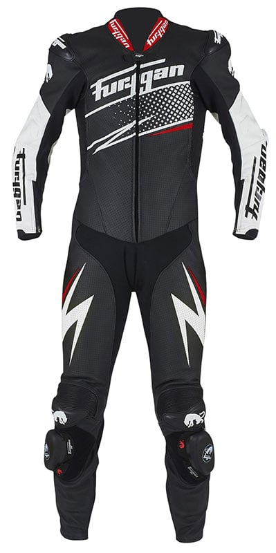 Image of EU Furygan 6540-169 Leather suit Full Ride Black-White-Red Taille 52