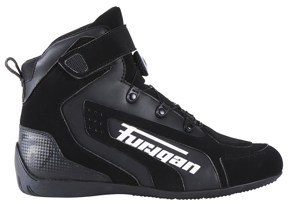 Image of EU Furygan V4 Easy D3O Noir Blanc Chaussures Taille 38