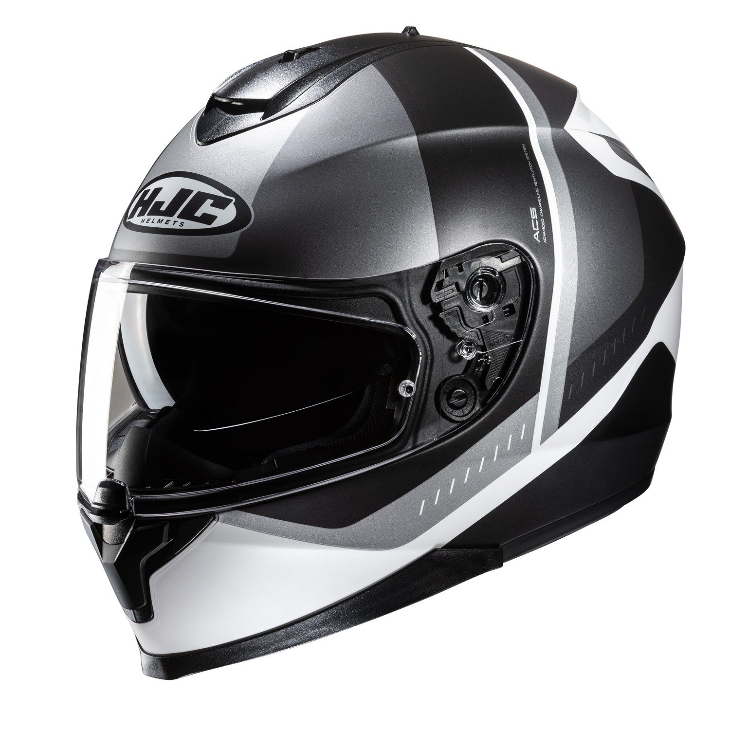 Image of EU HJC C70N Alia Black Grey Full Face Helmet Taille L
