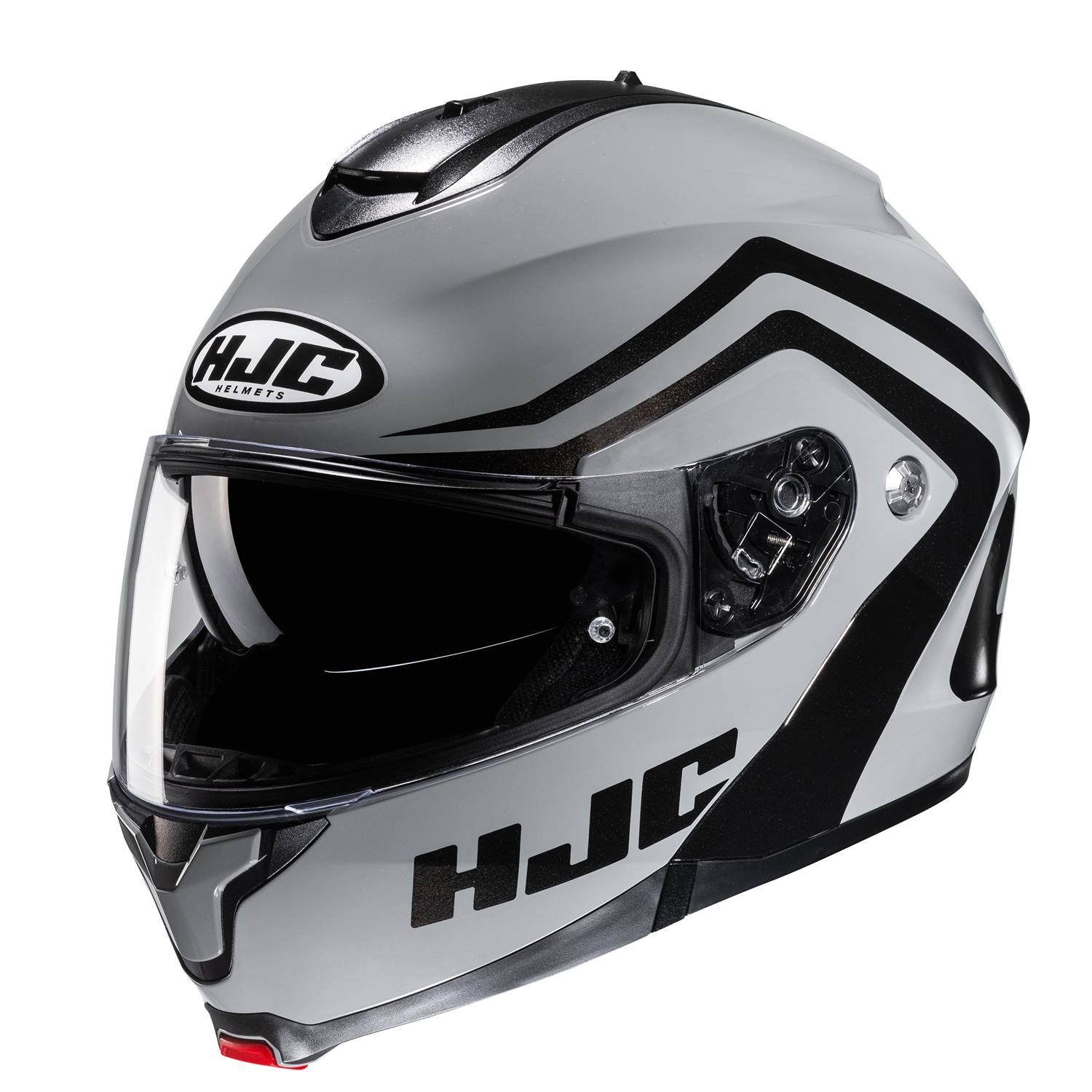 Image of EU HJC C91N Nepos Black Grey Modular Helmet Taille L